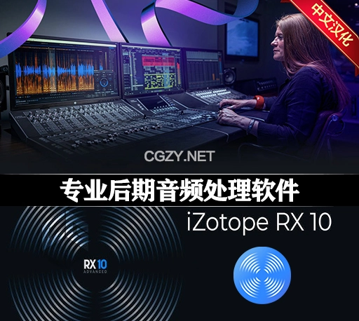 中文汉化版-iZotope RX 10 专业后期音频修复处理软件-CG资源网