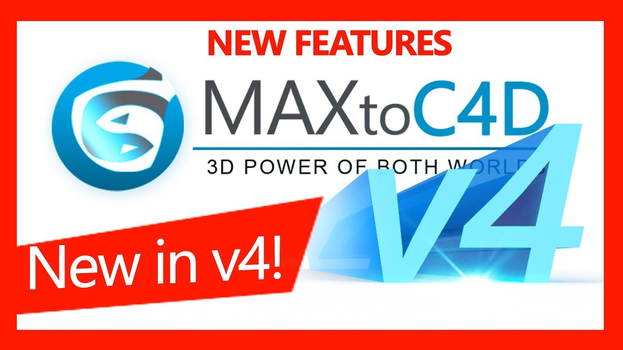 C4D插件|3DS MAX模型文件直接导入C4D插件 3DtoAll MAXtoC4D v6.3 R15-R26 Win破解版