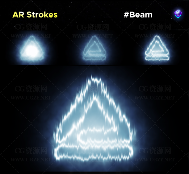 AE脚本|AR Tools V3科幻元素光电粒子描边动画工具包