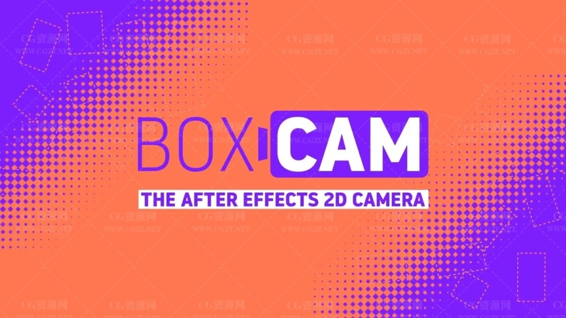 AE脚本|Boxcam v2.5二维平面摄像机动画脚本+使用教程