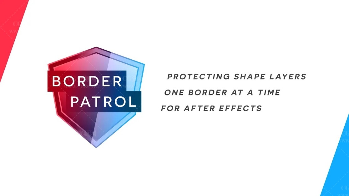 AE脚本|快速调整形状图层大小工具-BorderPatrol v1.0.3