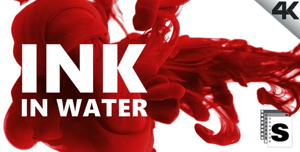 4K视频素材|20个彩色水墨溶解动画视频素材-Ink In Water