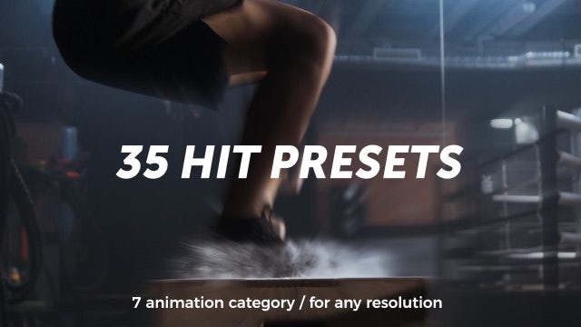 PR预设|35种视频撞击抖动转场效果预设-Hit Presets+使用教程