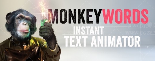 AE脚本|AE文字标题自动排版快速生成动画工具-MonkeyWords v1.00+使用教程