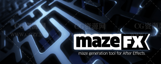 AE脚本|AE随机迷宫线路图动画脚本-mazeFX v1.32