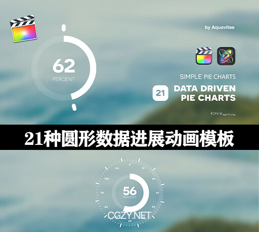FCPX插件|26种简单数据进展读取饼状图示意动画模板-Simple Pie Charts for Final Cut Pro X-CG资源网 FCPX插件|26种简单数据进展读取饼状图示意动画模板-Simple Pie Charts for Final Cut Pro X-CG资源网