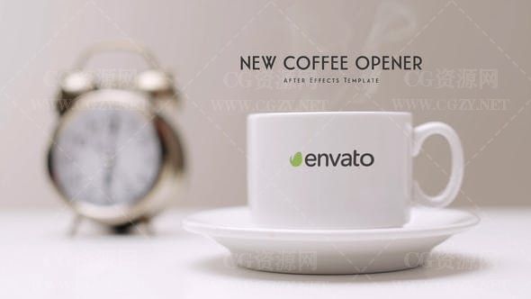 AE模板|新品倒计时咖啡广告展示开场片头模板 New Coffee Opener