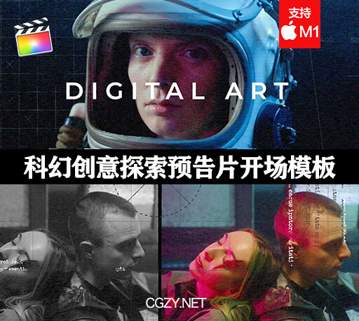 FCPX插件|科幻创意探索预告片开场动画模板 Scifi Opener-CG资源网 FCPX插件|科幻创意探索预告片开场动画模板 Scifi Opener-CG资源网