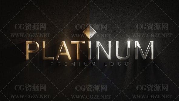 AE模板|豪华金属质感LOGO标志展示模板 Premium Logo