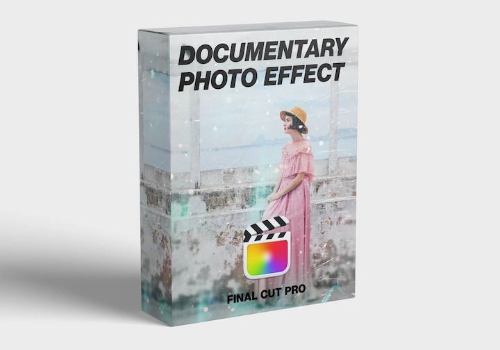 FCPX插件|照片添加手持抖动缩放动态效果预设 Documentary Photo Effect