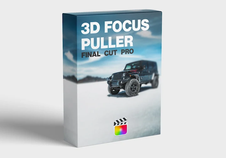 FCPX插件|20种3D焦点推拉动态手持相机缩放抖动效果 3D Focus Puller