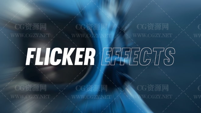 FCPX插件|15种故障闪烁眩晕色彩分离效果工具 支持M1 Flicker Effects
