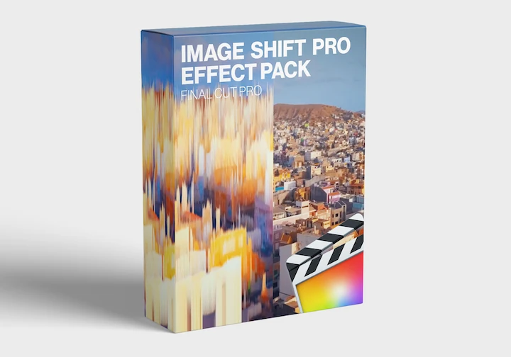 FCPX插件|图像毛刺扭曲效果预设 支持M1 Image Shift Pro Effect