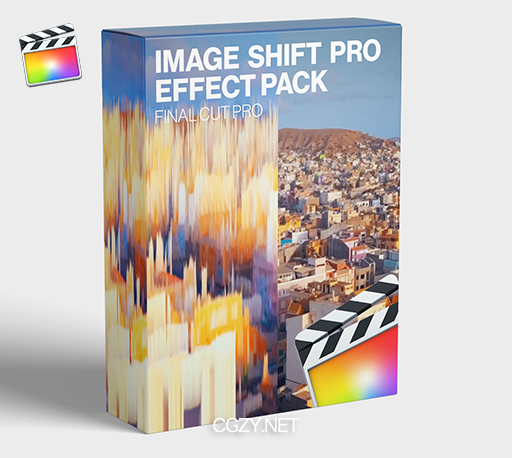FCPX插件|图像毛刺扭曲效果预设 支持M1 Image Shift Pro Effect-CG资源网