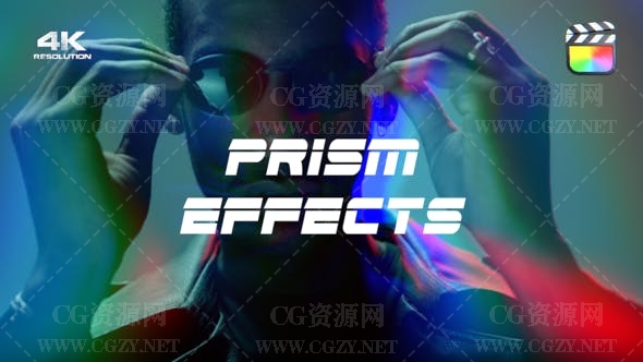 FCPX插件|30种棱镜折射眩晕视觉特效预设 Prism Effects