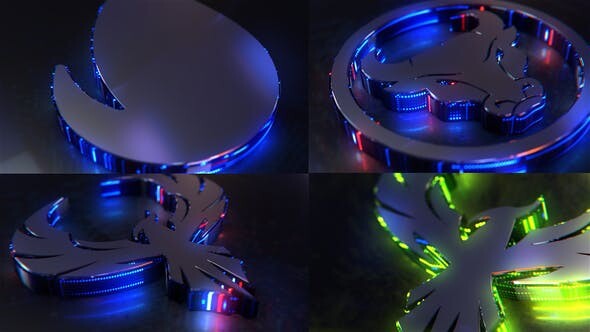 AE模板|3D立体金属LOGO标志展示动画 Led Logo Reveal AE模板|3D立体金属LOGO标志展示动画 Led Logo Reveal