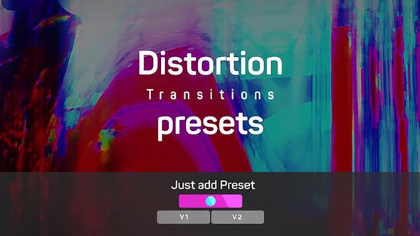 PR预设|硬核扭曲变形失真过渡转场预设 Distortion Transitions Presets