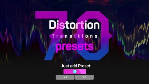 PR预设|视频失真扭曲变形转场过渡预设 Distortion Transitions Presets 2