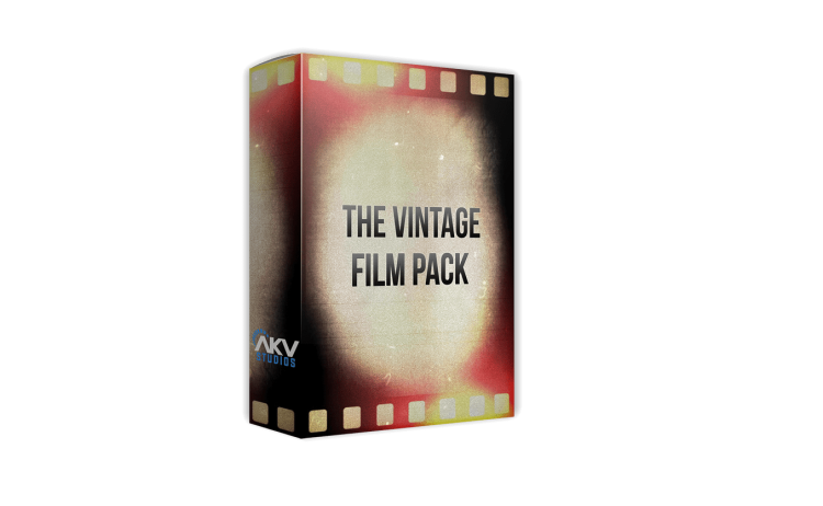 视频素材|50组复古电影胶片边框污渍刮痕叠加动画素材 Vintage Film Pack