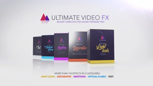 PR模板|终极炫光光晕效果色彩校正特效预设 Ultimate Video Fx