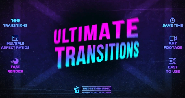 FCPX插件|短视频创作者终极转场集合包 FxFactory Ultimate Transitions 支持M1