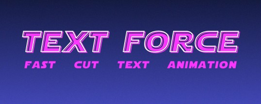 AE脚本|Text Force v1.1.3 根据音频自动生成快闪文字标题动画+使用教程