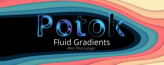 AE插件|Potok V1.1.3 Mac 流体渐变着色插件