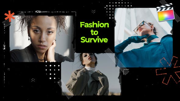 FCPX插件|炫酷时尚都市图文促销展示模板 支持M1 Cool Urban Fashion