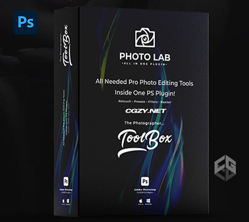 PS插件|高级人像照片修图工具包 Photo Lab – Advanced Photo Tools Photoshop Plugin