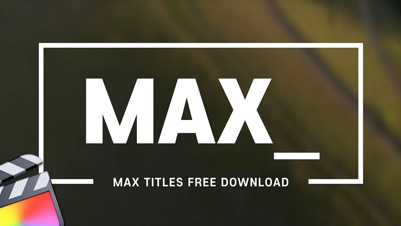 FCPX插件|时尚潮流大标题动画模板 支持M1 MAX Title