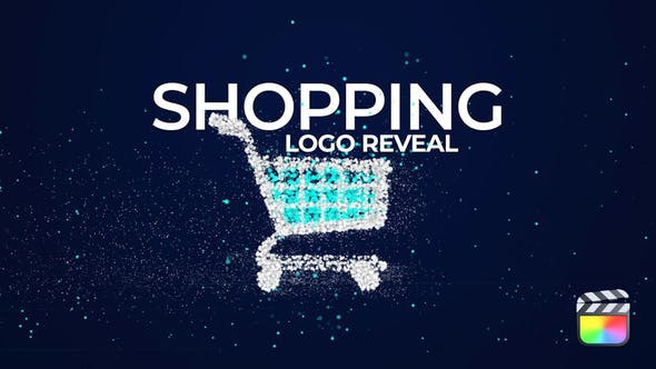FCPX插件|购物网站推广宣传片头LOGO展示模板 Online Shopping E-Commerce Logo Reveal