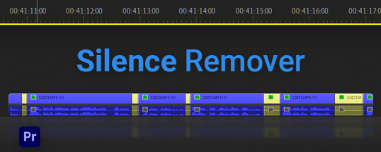 PR插件|自动识别空白音频间隙剪切脚本工具 Silence Remover V1.2 汉化版