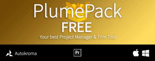 PR插件|项目媒体修剪存档整理脚本 PlumePack v2.0.4 Win/Mac