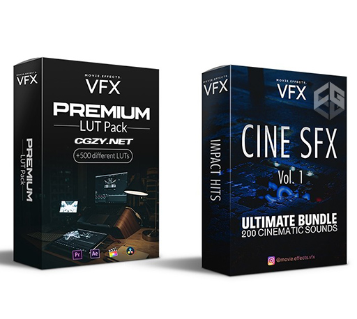 专业电影制作人音效LUT调色预设合集包 CINE SFX Vol. 1 Ultimate Bundle & Premium LUT Pack-CG资源网