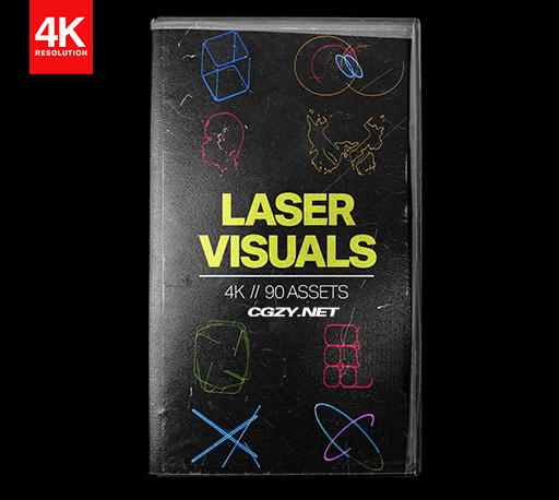 4K视频素材|90种高质量视觉激光效果素材 Tropic Colour LASER VISUALS
