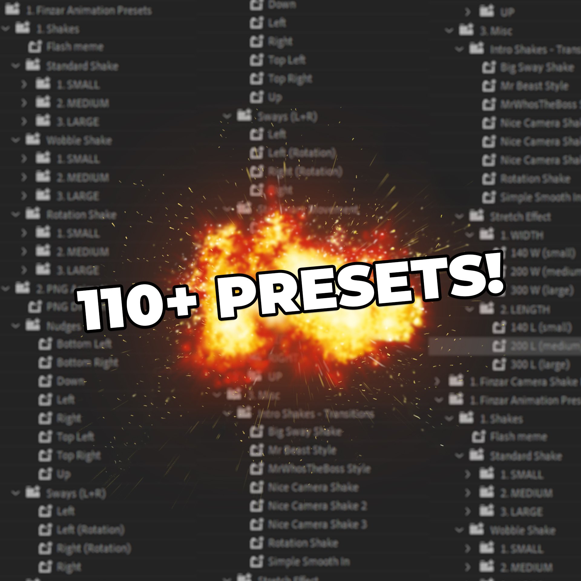 PR预设|110种高质量抖动效果图文动画预设 Ultimate Animation Preset Pack