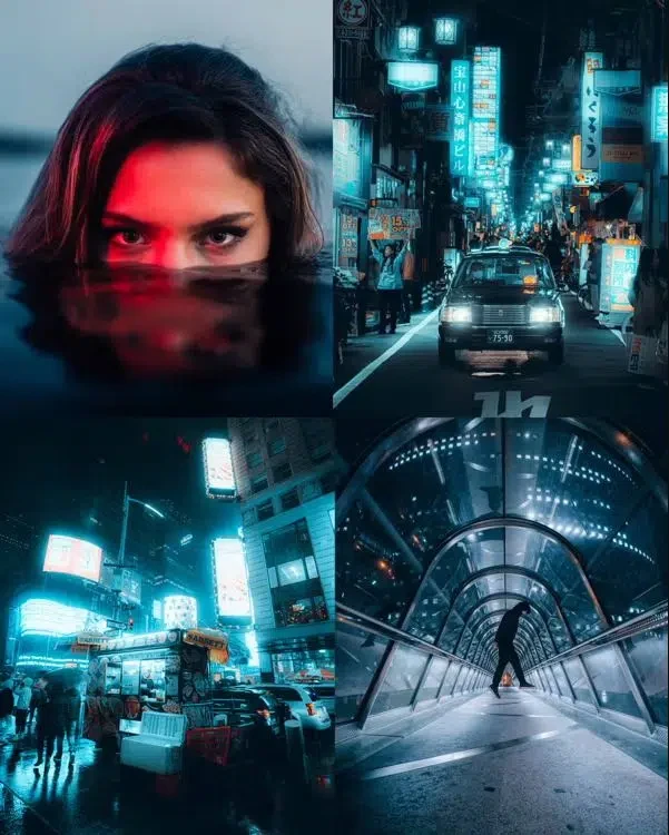 LR预设|50种黑金夜景城市建筑调色预设包 Northborders NB X 7E V3 Preset Pack