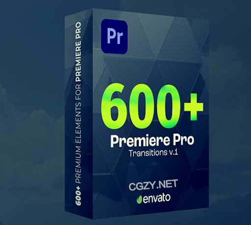 PR模板|600种视频无缝平滑转场过渡预设（含音效） Transitions for Premiere Pro-CG资源网