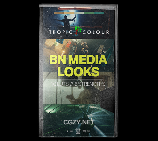 LUTs预设|10组高级复古电影质感5级调色滤镜  Tropic Colour BUFFNERDS MEDIA LOOKS-CG资源网