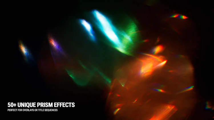 51个6K复古彩色棱镜效果视频素材 Prism Effects Vol. 1