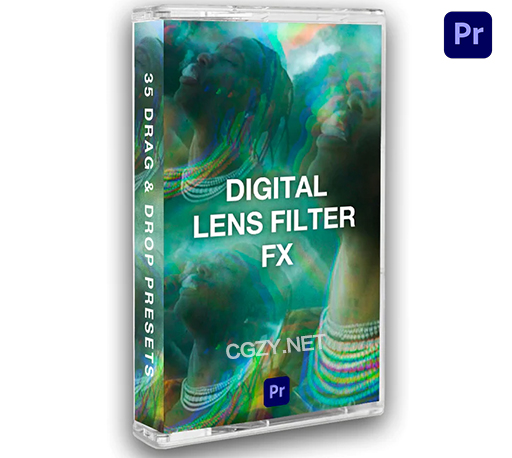 35种PR梦幻棱镜折射效果预设 DIGITAL LENS FILTER FX-CG资源网