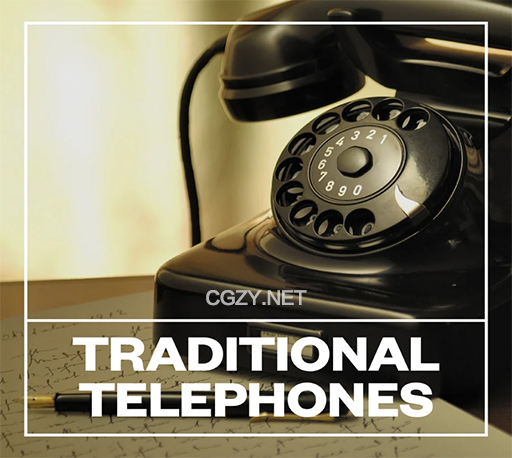 267种传统老式电话铃声音效素材 Traditional Telephones-CG资源网