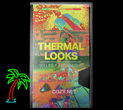 20种热成像LUTs调色预设 Tropic Colour – Thermal LUTs-CG资源网