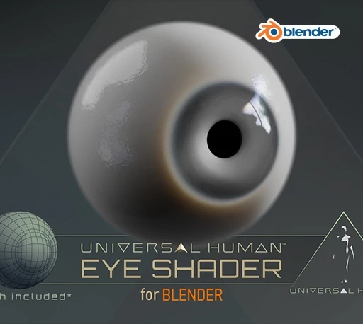 Blender三维人像眼球着色器节点预设 Universal Human Eye Shader 1.1-CG资源网 Blender三维人像眼球着色器节点预设 Universal Human Eye Shader 1.1-CG资源网