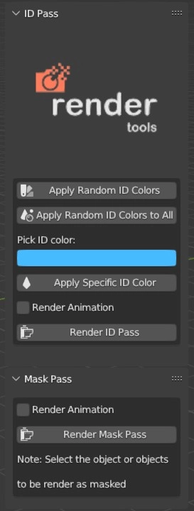 Blender插件|模型分层单独渲染工具 Render Tools V1.2