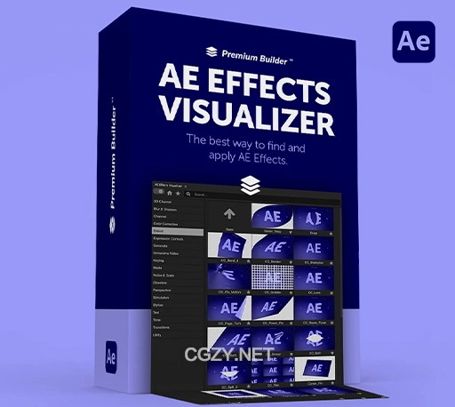 AE脚本|290组实用视觉特效转场动画预设 Effects Visualizer-CG资源网