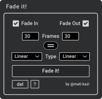 AE脚本|图层添加淡入淡出效果工具 Fade It! v1.0+使用教程