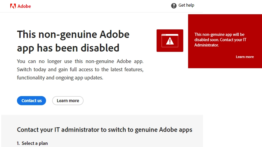 破解版PS/LR等Adobe软件提示“this Adobe app is not available”的解决方法（持续更新）