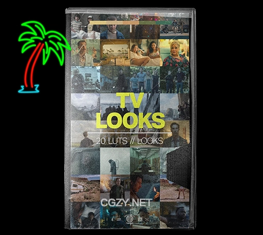 LUTs预设|20组顶级好莱坞美剧电视节目复古风格调色预设 Tropic Colour – TV Looks-CG资源网