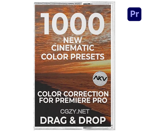 PR预设|多风格电影视频调色预设 Akvstudios – 1000+ Cinematic Color Presets-CG资源网